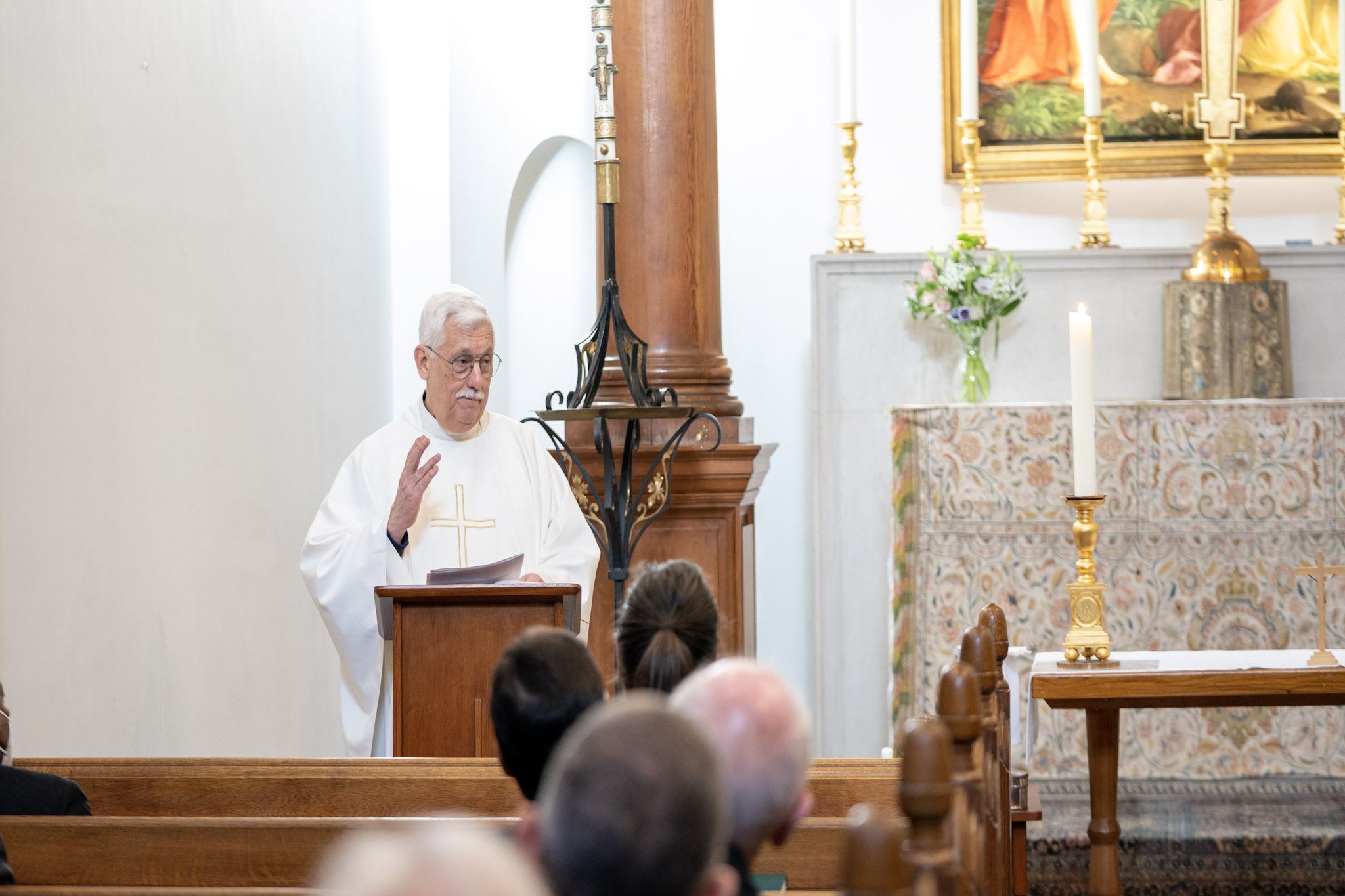 Fr General presiding Mass