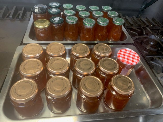 Keir's homemade Oxford marmalade jars - enough for the whole year., Made in January 2025