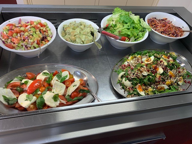 The Campion Hall salad bar