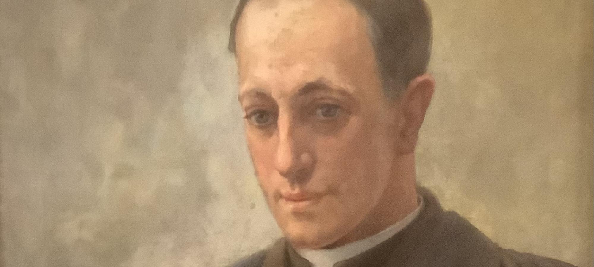 Charles Plater portrait by Margaret Fletcher