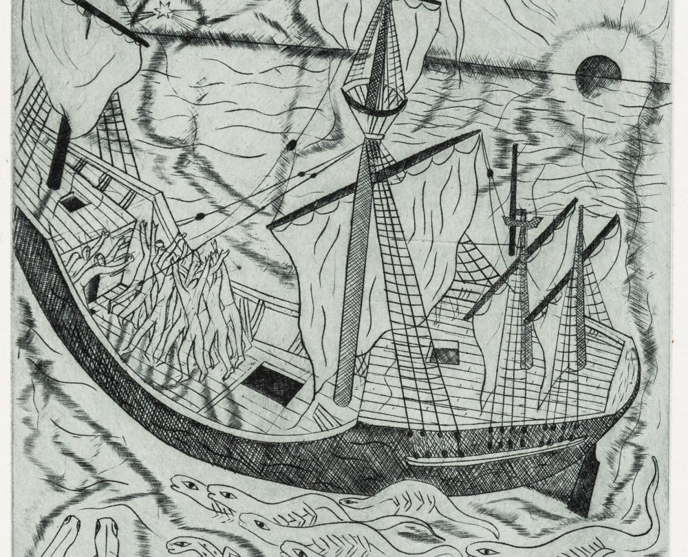 Ancient Mariner drawing 