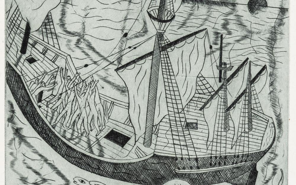 Ancient Mariner drawing 